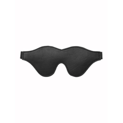 Strict Leather Black Fleece Lined Blindfold